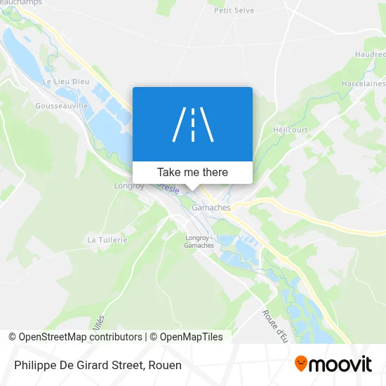 Rue Philippe De Girard map