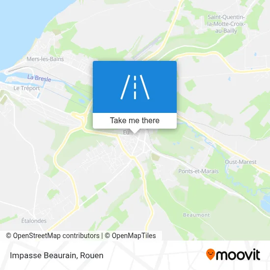 Impasse Beaurain map