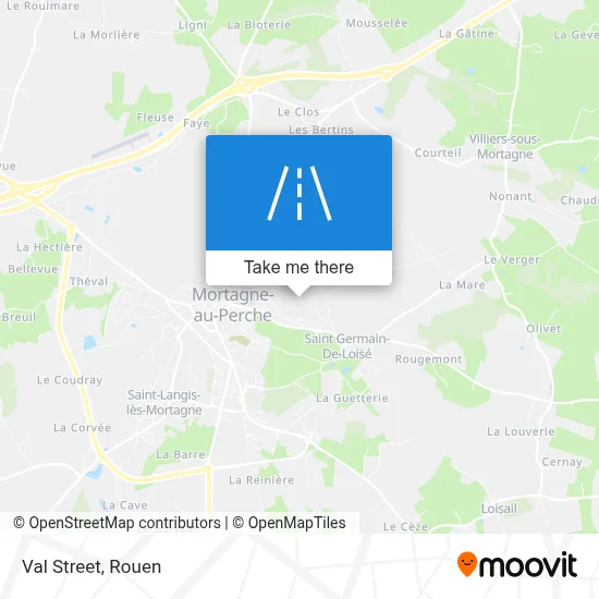 Mapa Rue Du Val
