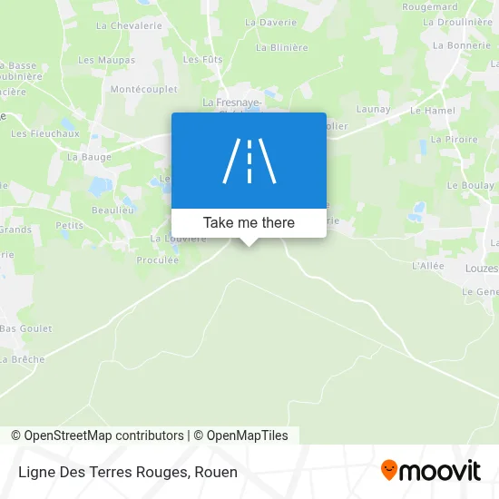 Ligne Des Terres Rouges map
