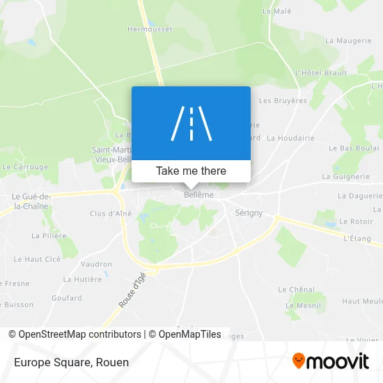 Place De L'Europe map