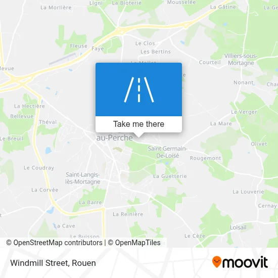 Rue Du Moulin À Vent map