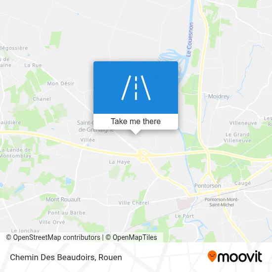 Chemin Des Beaudoirs map