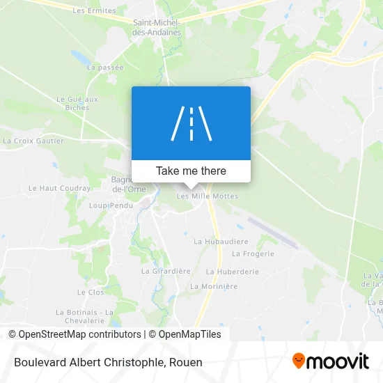 Boulevard Albert Christophle map