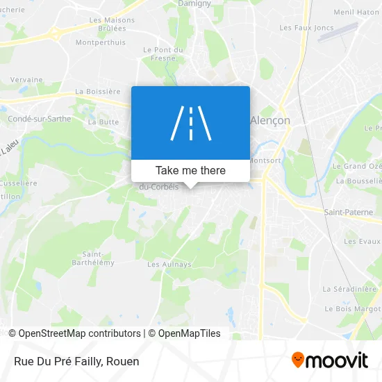 Mapa Rue Du Pré Failly