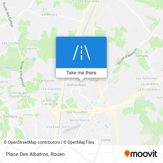 Place Des Albatros map
