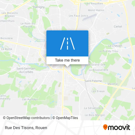 Mapa Rue Des Tisons