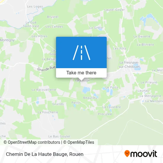 Chemin De La Haute Bauge map