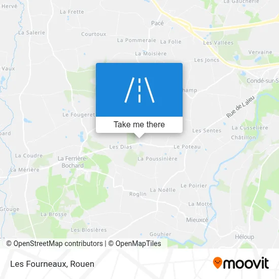 Les Fourneaux map