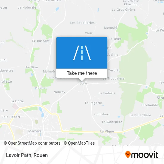 Chemin Du Lavoir map