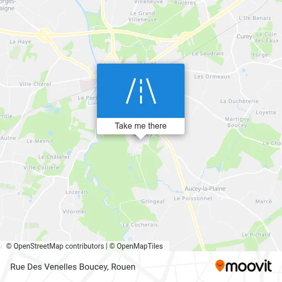 Rue Des Venelles Boucey map