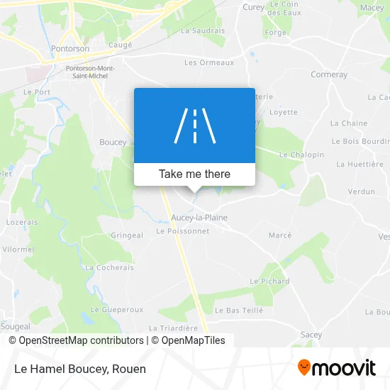 Le Hamel Boucey map