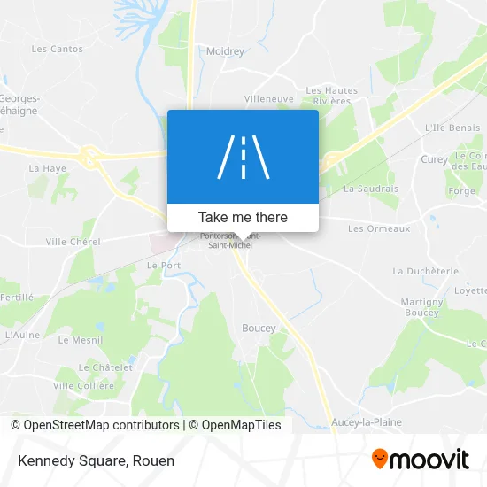 Mapa Square Kennedy