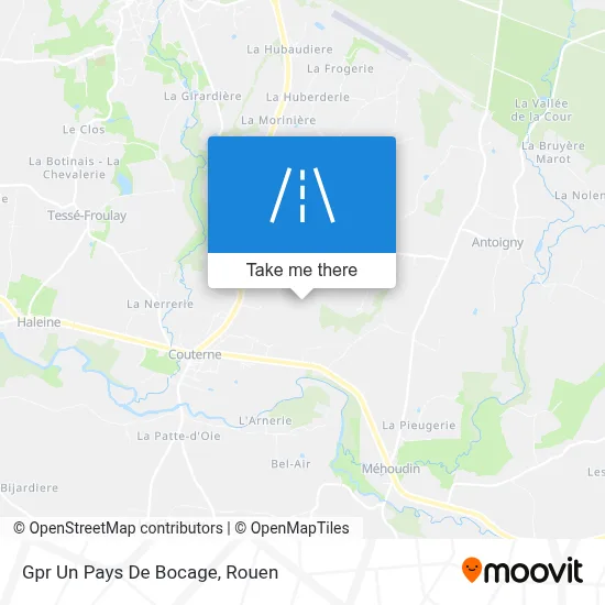 Gpr Un Pays De Bocage map