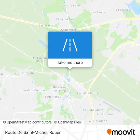 Route De Saint-Michel map