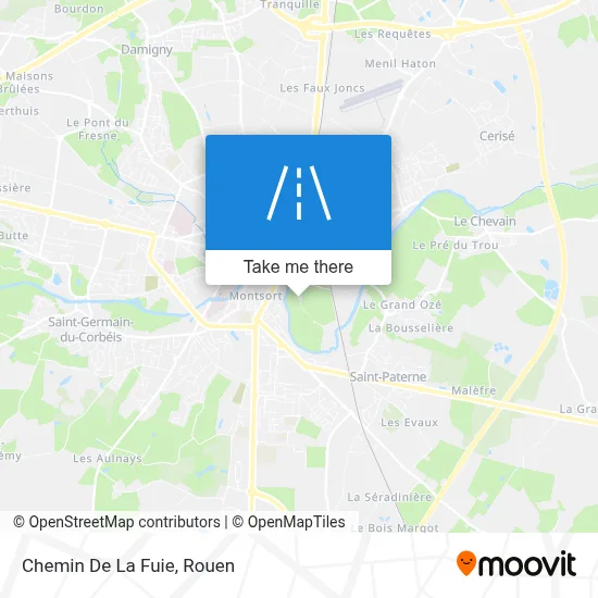 Chemin De La Fuie map