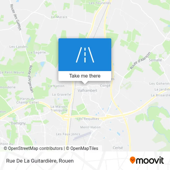 Rue De La Guitardière map