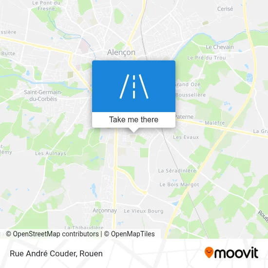 Rue André Couder map