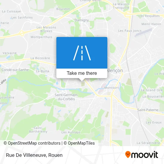 Rue De Villeneuve map