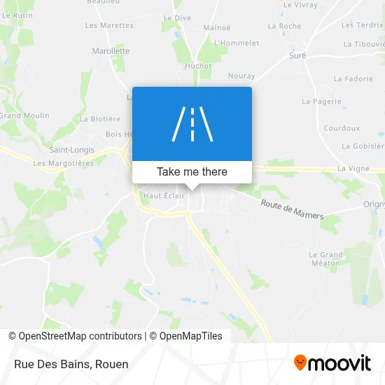 Rue Des Bains map