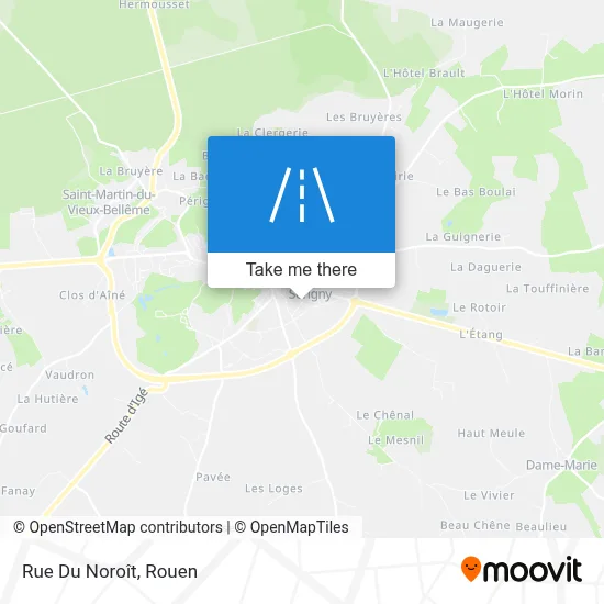 Mapa Rue Du Noroît