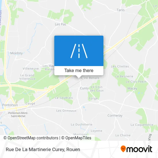 Rue De La Martinerie Curey map
