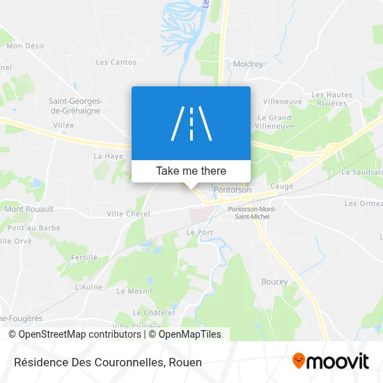 Résidence Des Couronnelles map