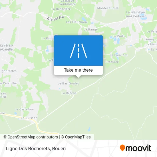 Ligne Des Rocherets map