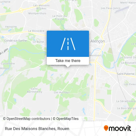 Rue Des Maisons Blanches map