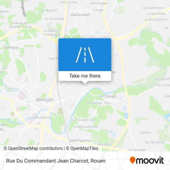 Rue Du Commandant Jean Charcot map