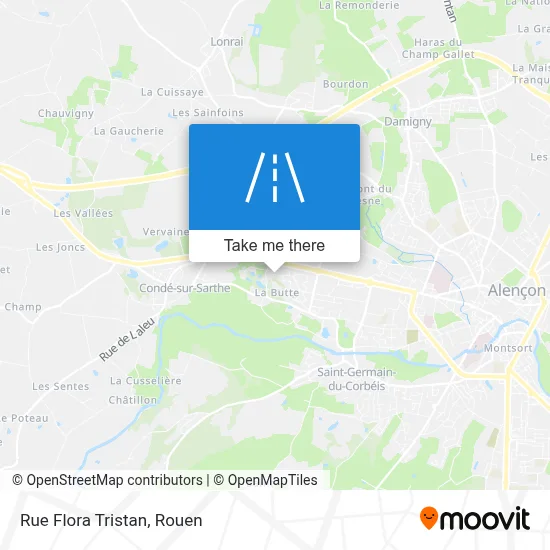 Rue Flora Tristan map
