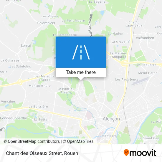 Rue Du Chant Des Oiseaux map