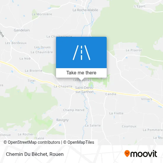 Chemin Du Bêchet map