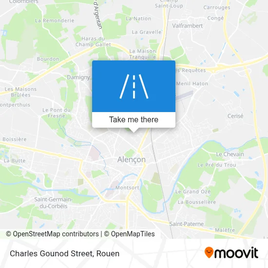 Rue Charles Gounod map