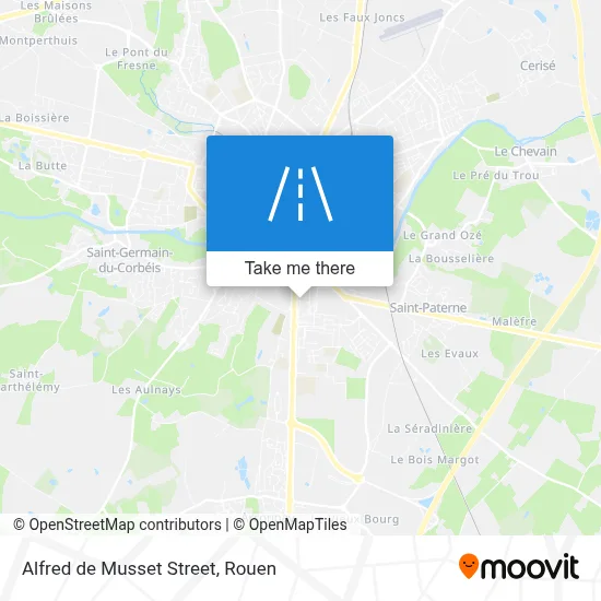 Rue Alfred De Musset map