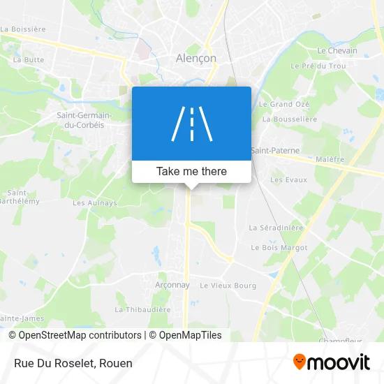 Rue Du Roselet map