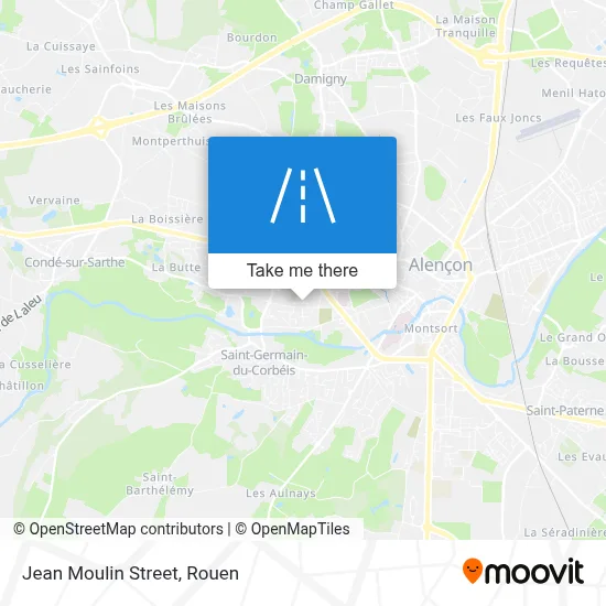 Rue Jean Moulin map