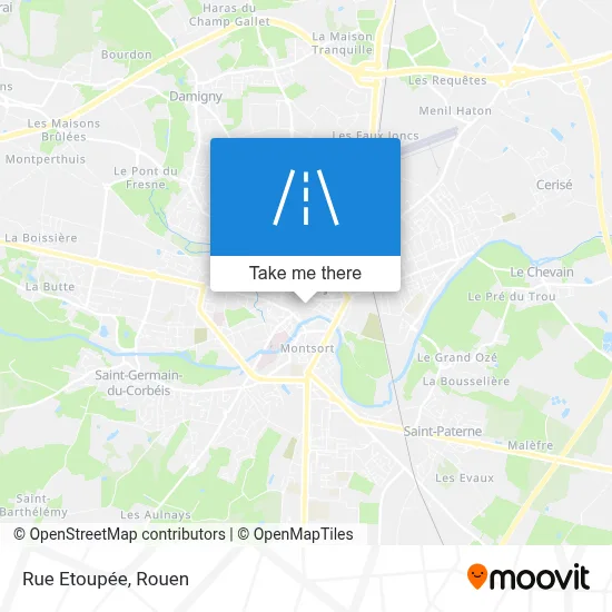 Mapa Rue Etoupée