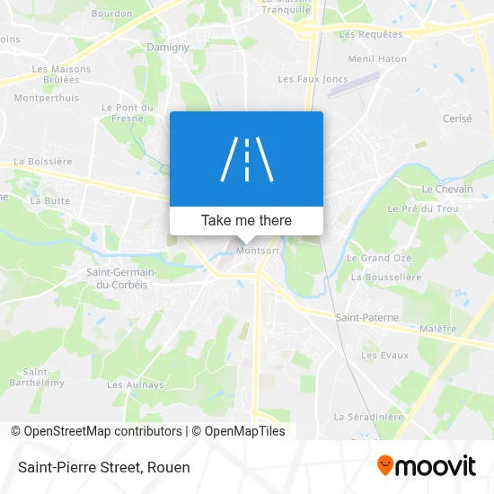 Rue Saint-Pierre map