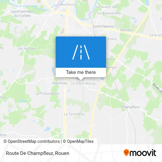 Route De Champfleur map