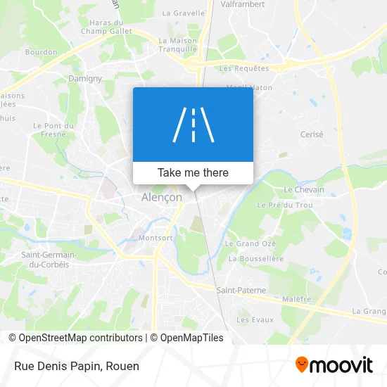 Rue Denis Papin map