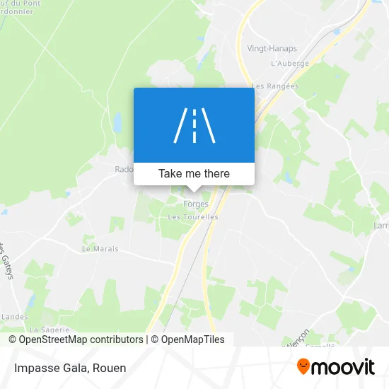 Impasse Gala map