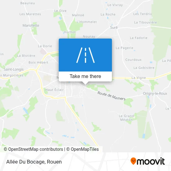 Allée Du Bocage map
