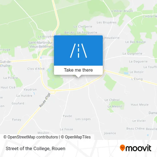Mapa Rue Du Collège