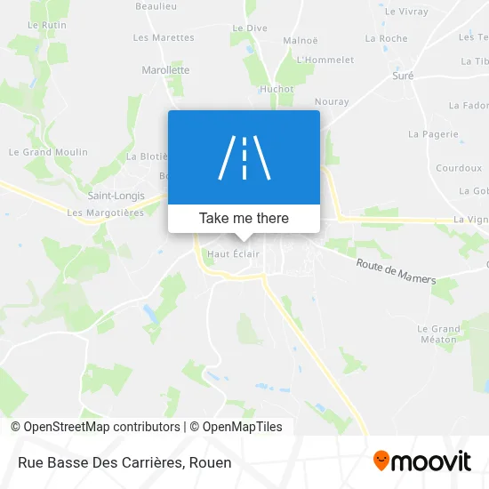Rue Basse Des Carrières map