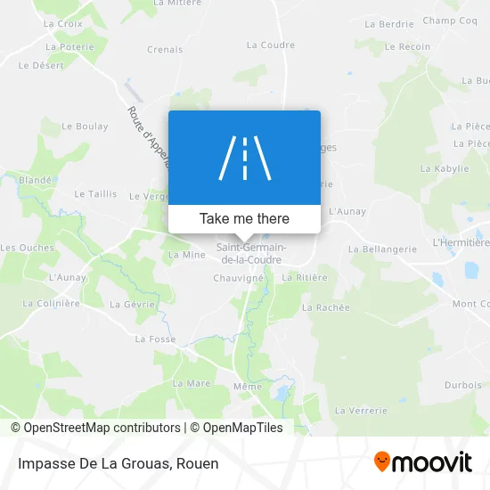 Impasse De La Grouas map