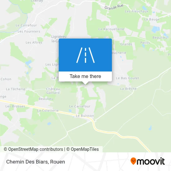 Mapa Chemin Des Biars