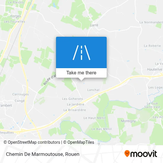 Chemin De Marmoutouse map