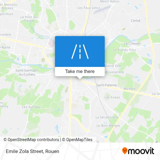 Rue Émile Zola map