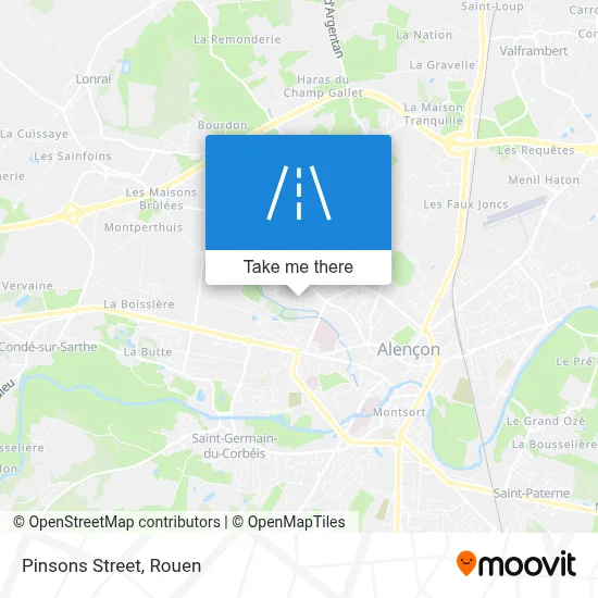 Rue Des Pinsons map